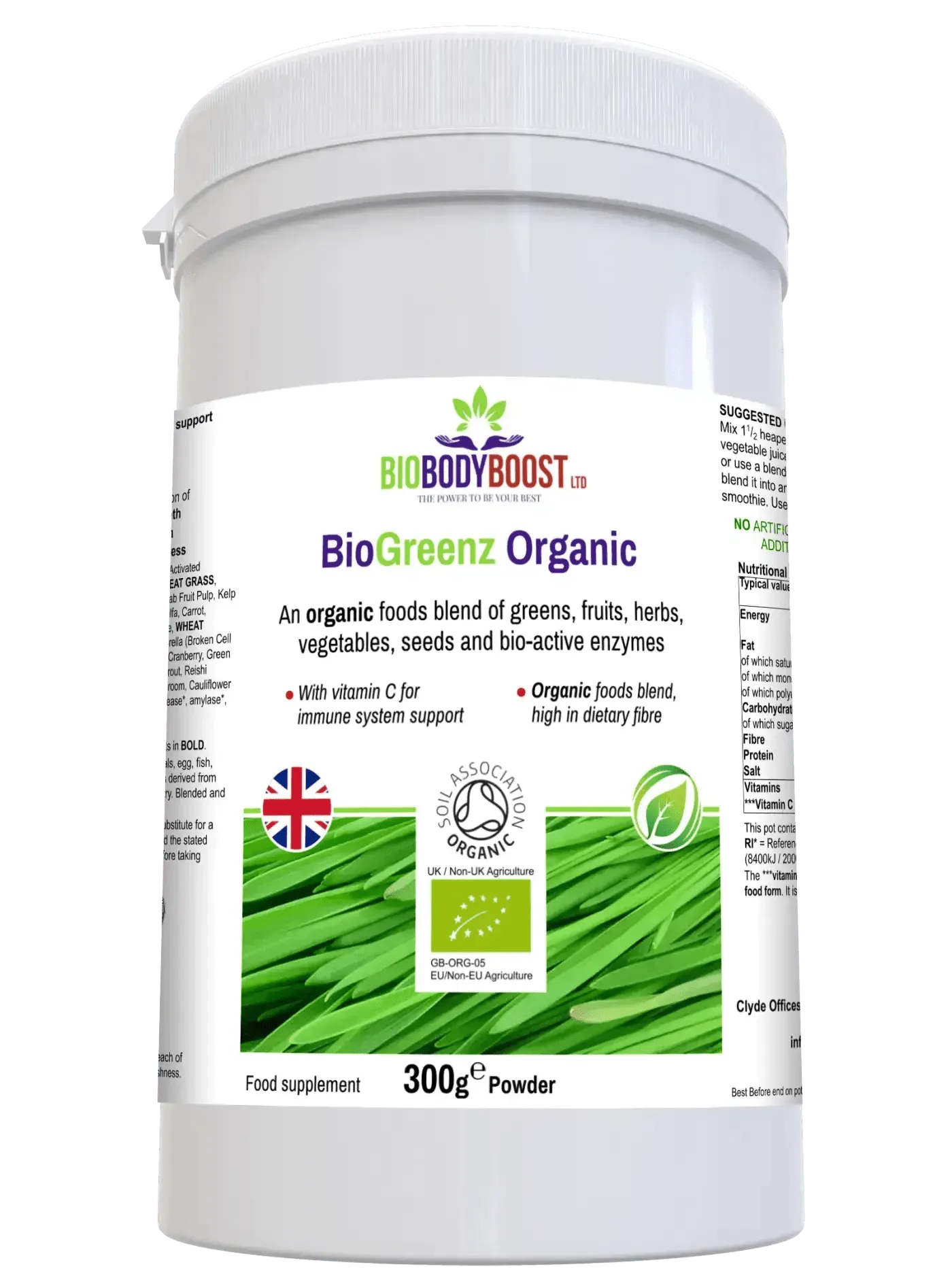 BioGreenz Organic Green Meal Shake - Complete Plant-Based Nutrition-3