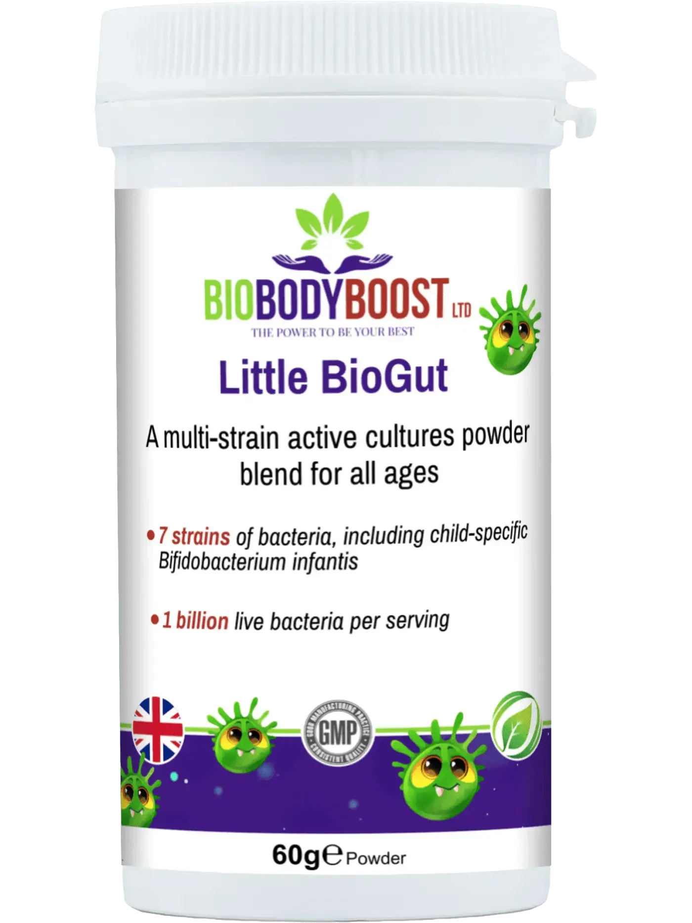 Little BioGut - Vegan Kids Probiotics-0