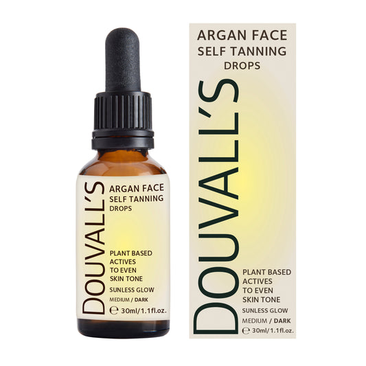 Argan Self Tanning Face Drops 30ml |Semi-permanent Self tanning drops-0