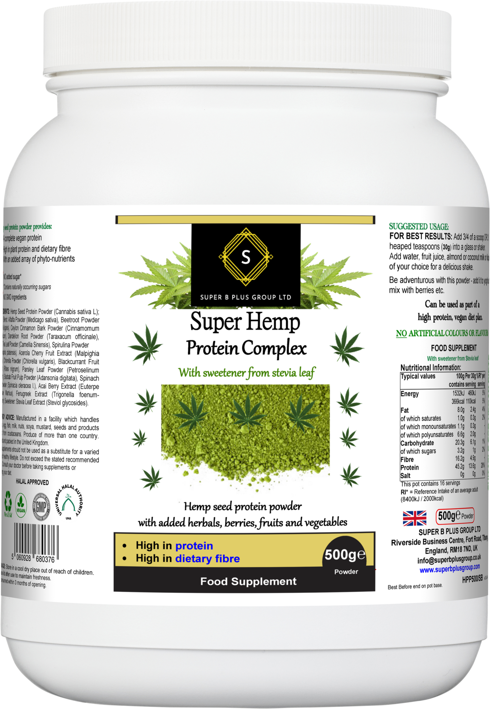 Super Hemp Protein Complex-0