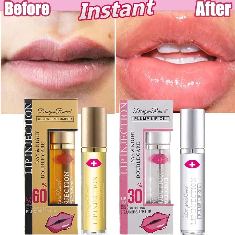 Instant Lip Plumping Essential Oil Gloss Serum Cosmetics-0