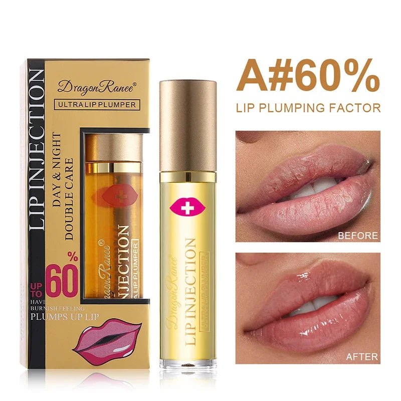Instant Lip Plumping Essential Oil Gloss Serum Cosmetics-6