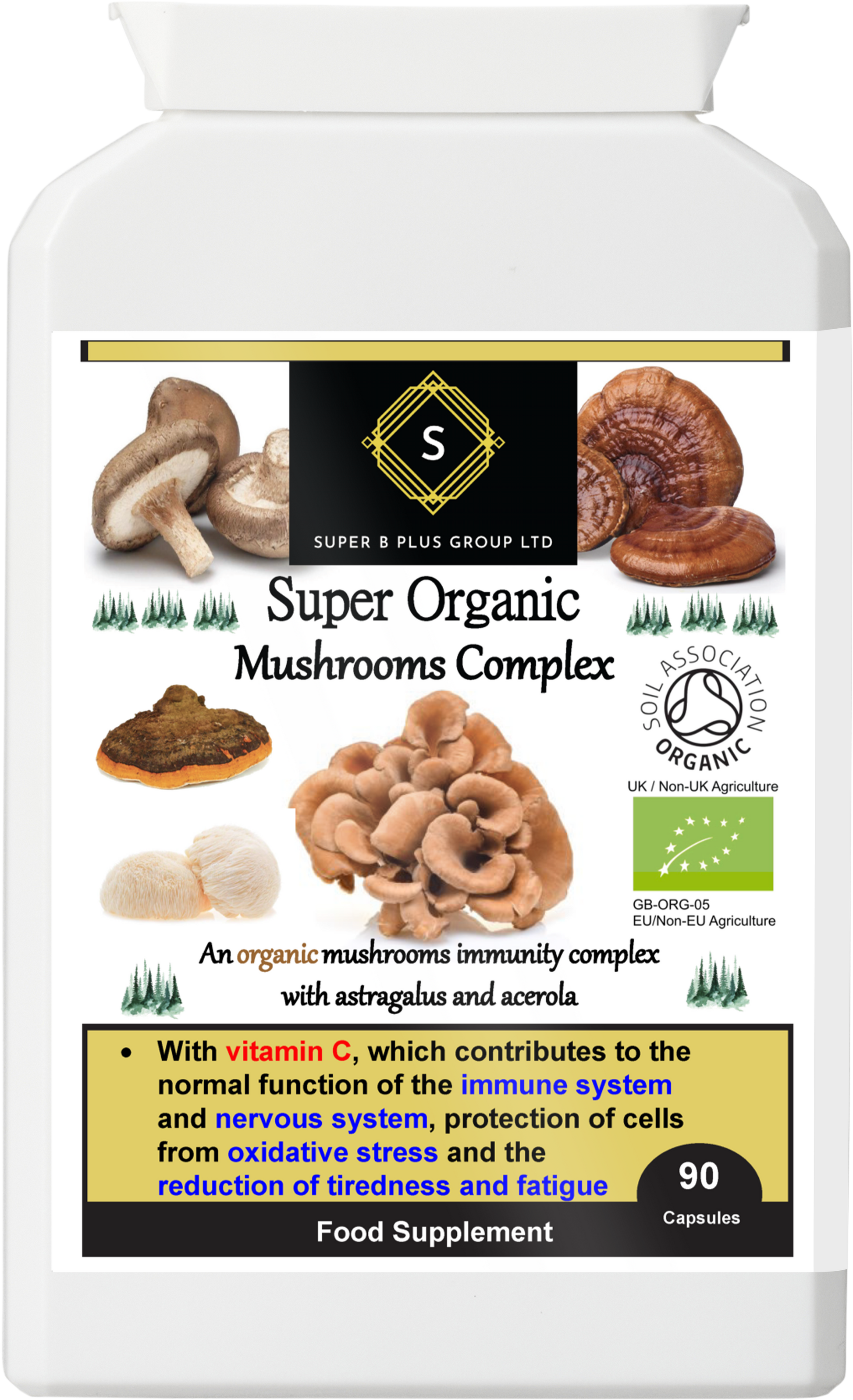 Super Organic Mushrooms Complex-0