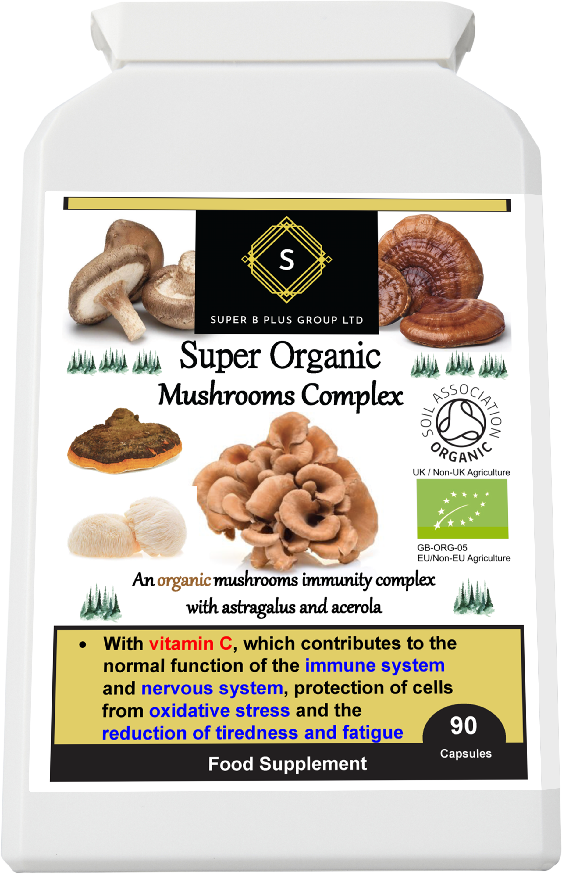 Super Organic Mushrooms Complex-3