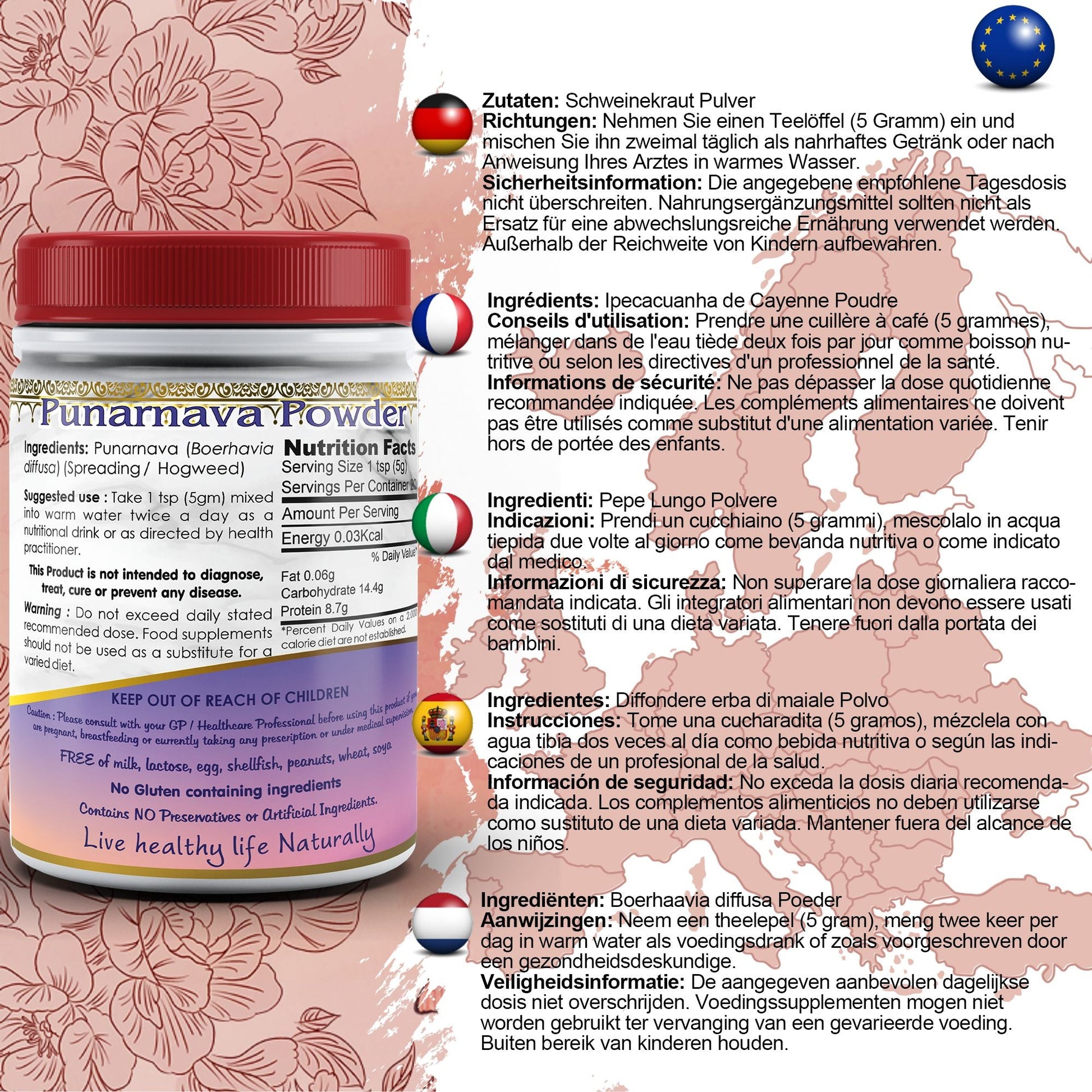 Punarnava Powder (Boerhavia Diffusa)-1