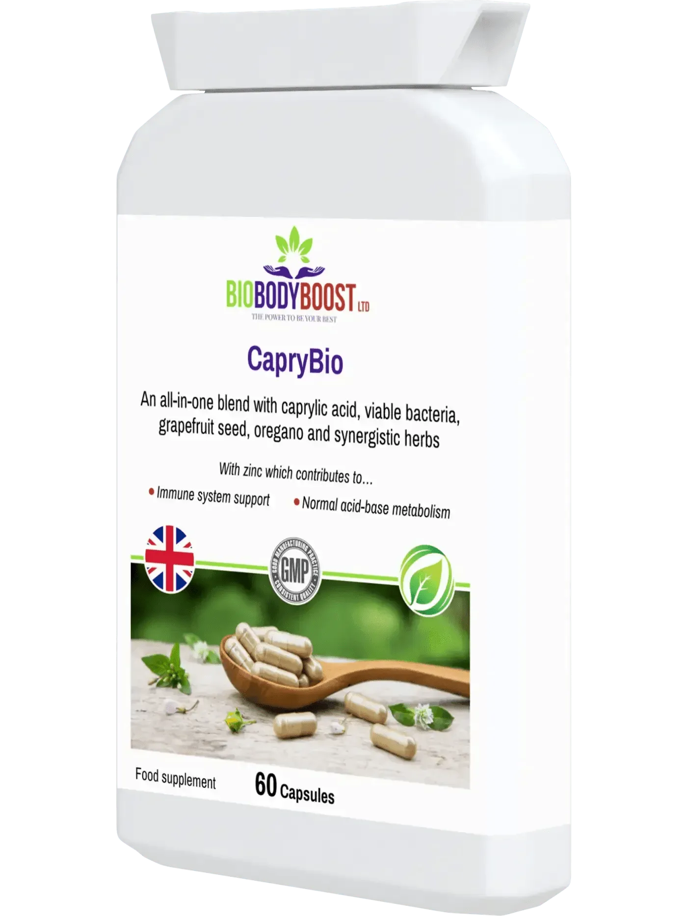 CapryBio - Antifungal Caprylic Acid Capsules for Digestive Health-2