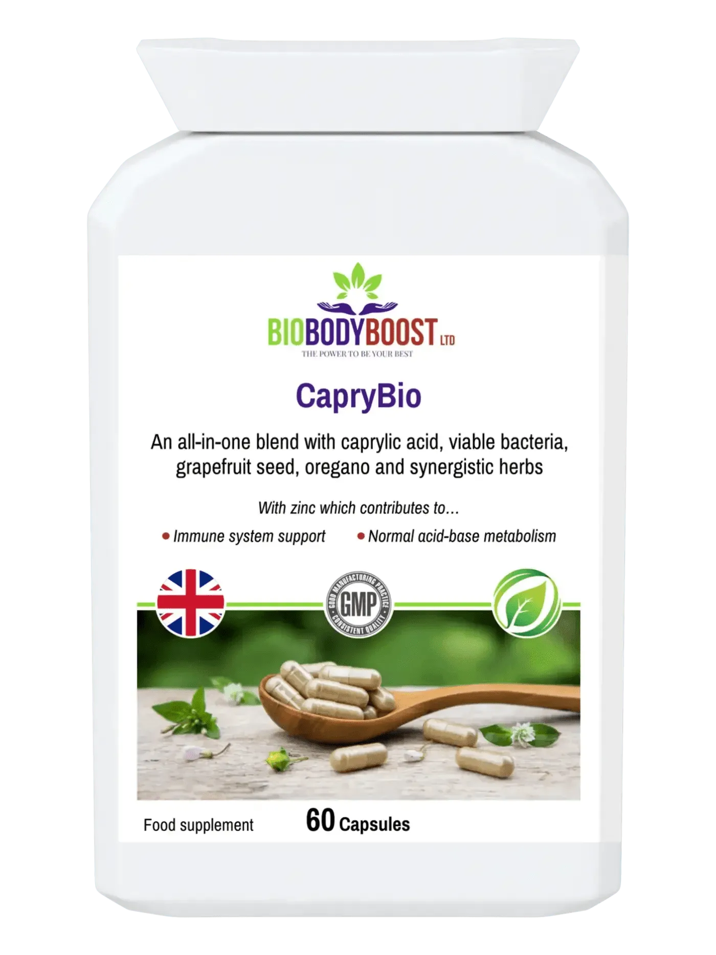 CapryBio - Antifungal Caprylic Acid Capsules for Digestive Health-0