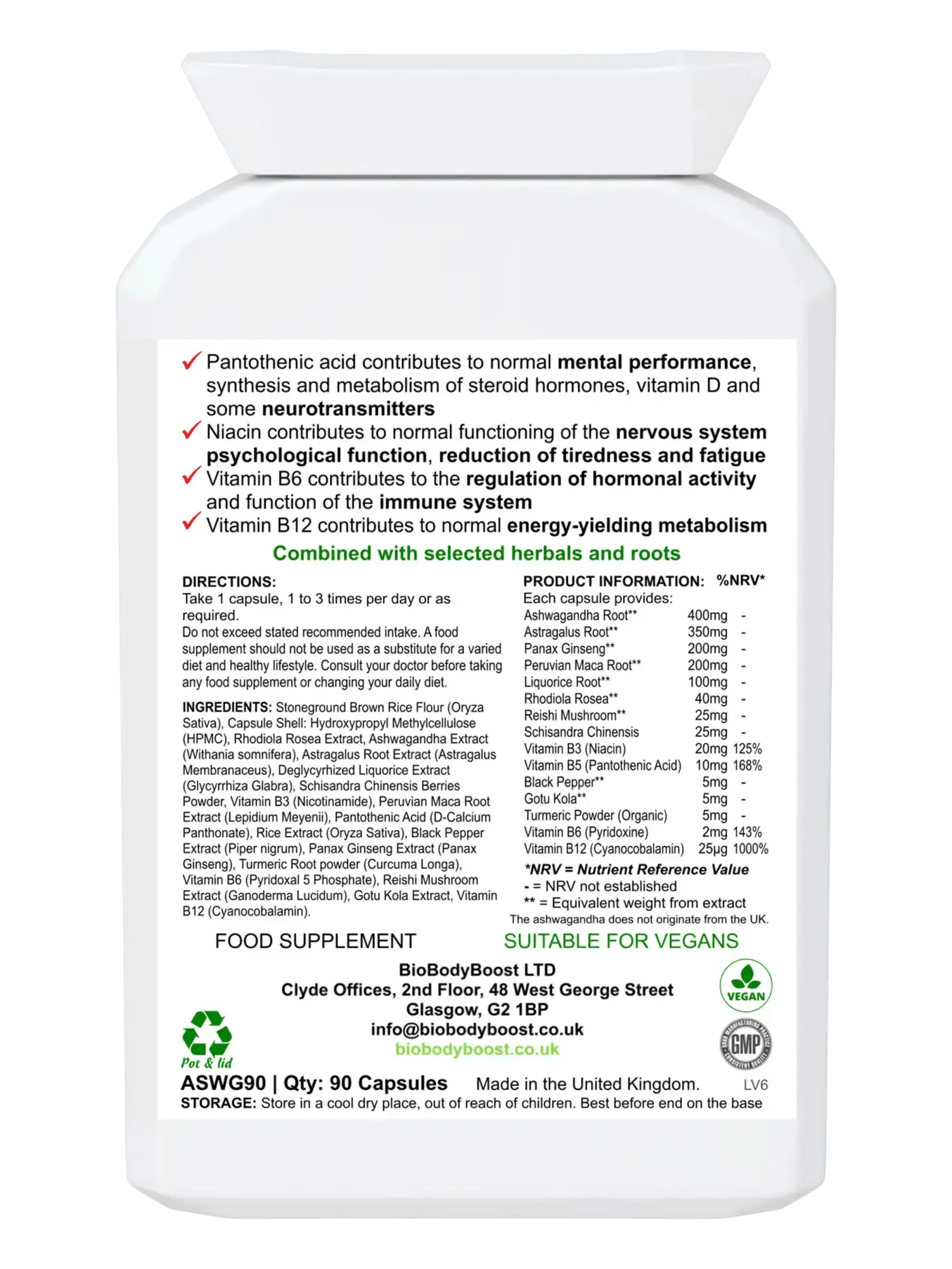 ZenBlend - Ashwagandha Complex with Niacin-1