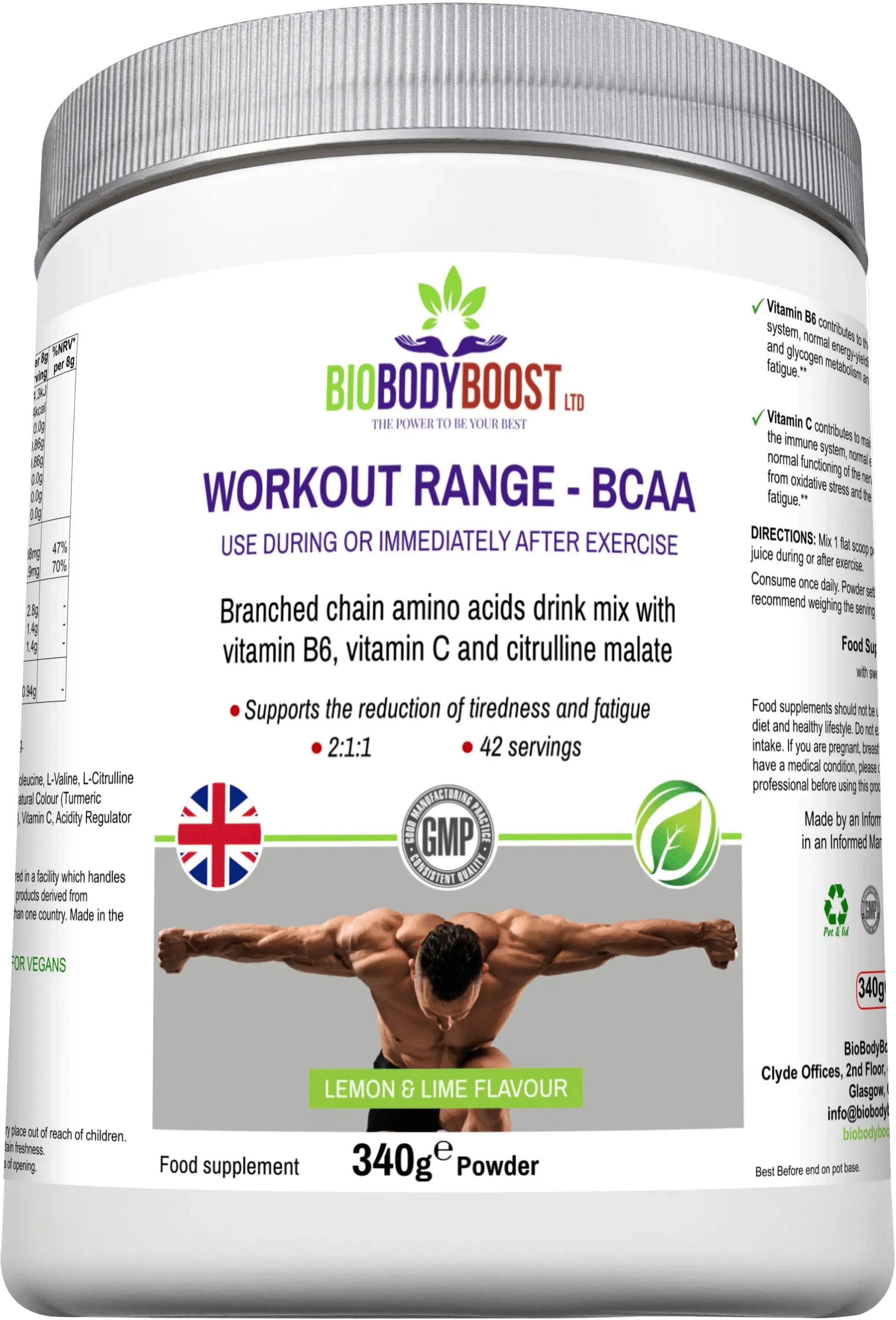Workout Range - BCAA Amino Acids Drink Mix-3
