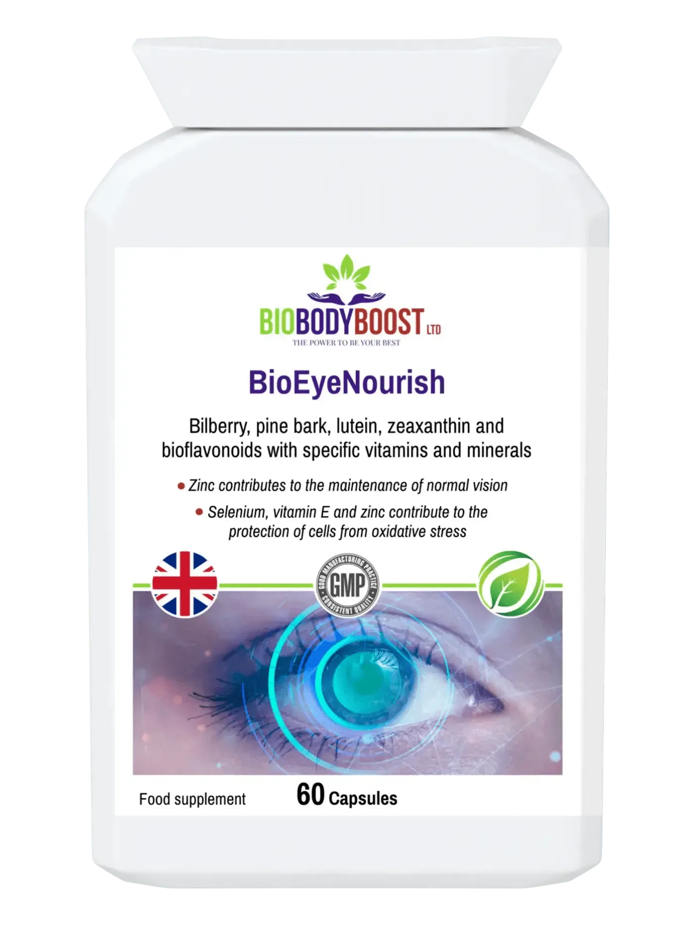 BioEyeNourish - Natural Vision Support Supplement with Bilberry & Lutein-0