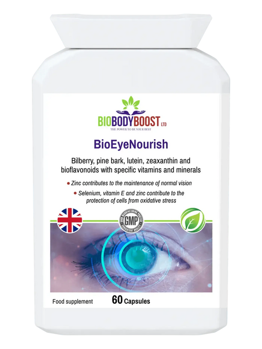 BioEyeNourish - Natural Vision Support Supplement with Bilberry & Lutein-0