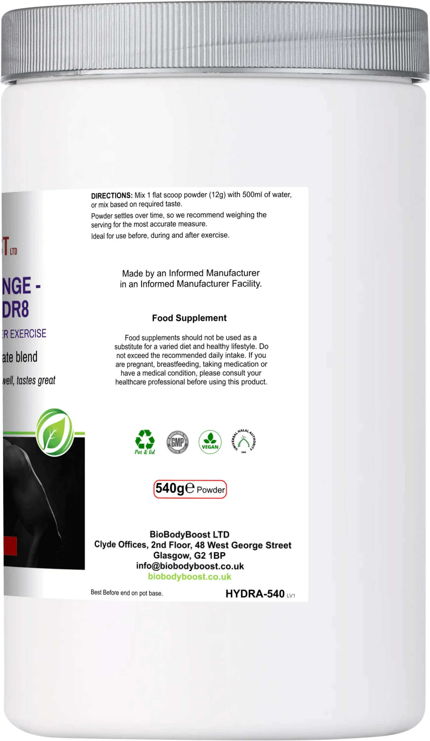 Electro-Hidr8 - Electrolyte Drink Mix Berry-1