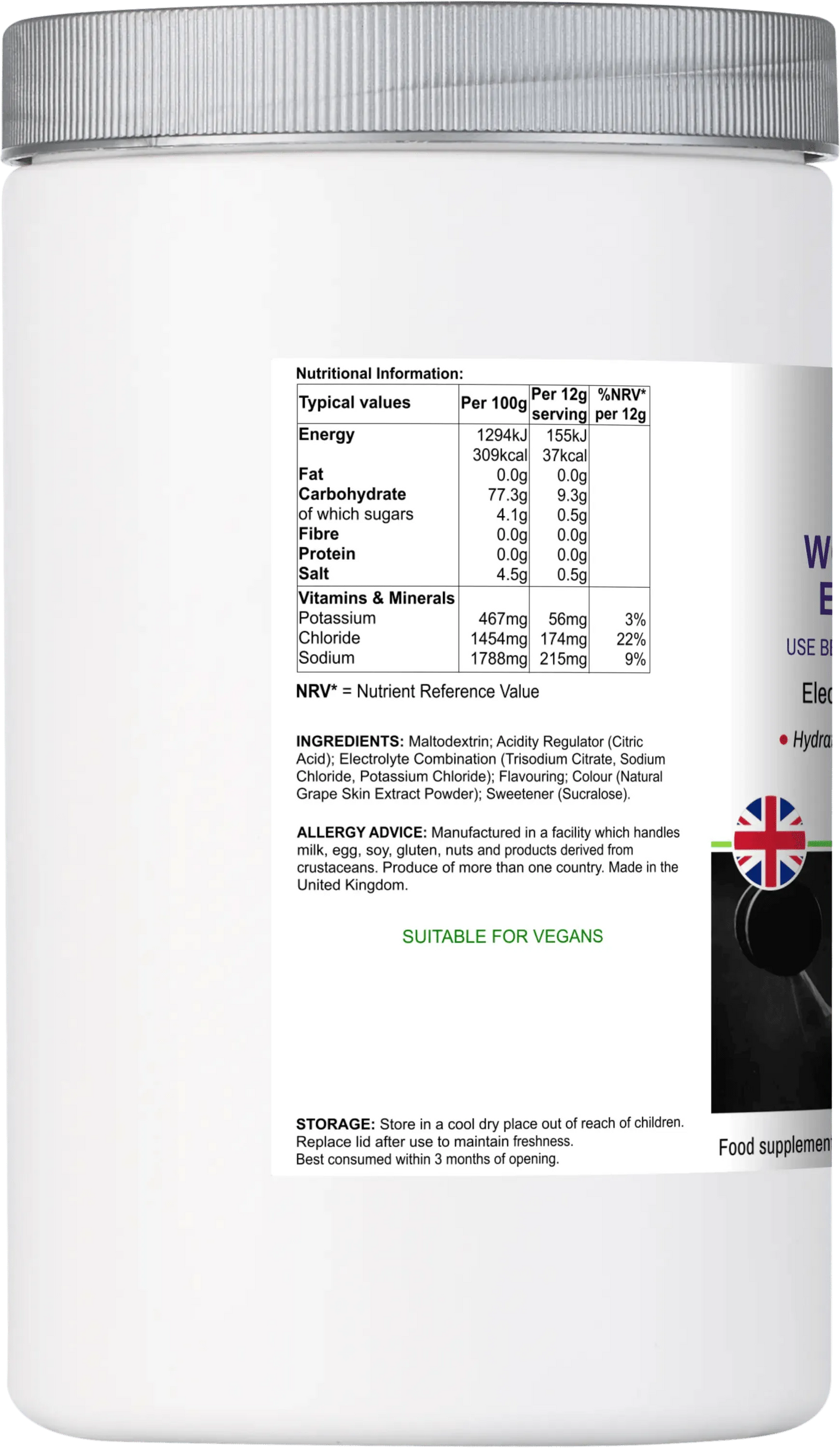 Electro-Hidr8 - Electrolyte Drink Mix Berry-3