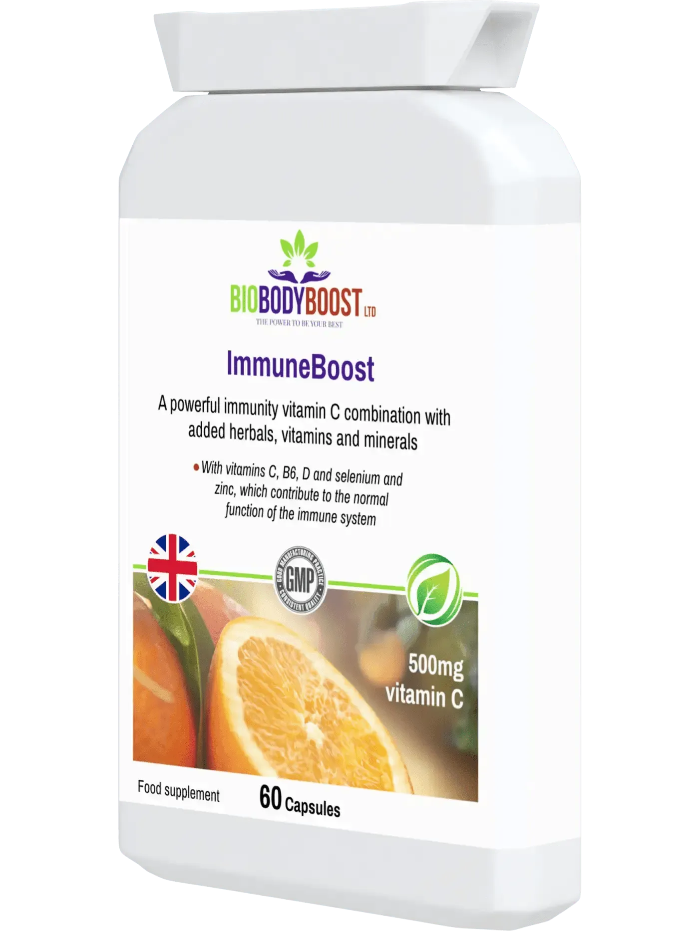 ImmuneBoost - Herbal Vitamin C Complex with Reishi Mushroom & Probiotics-2