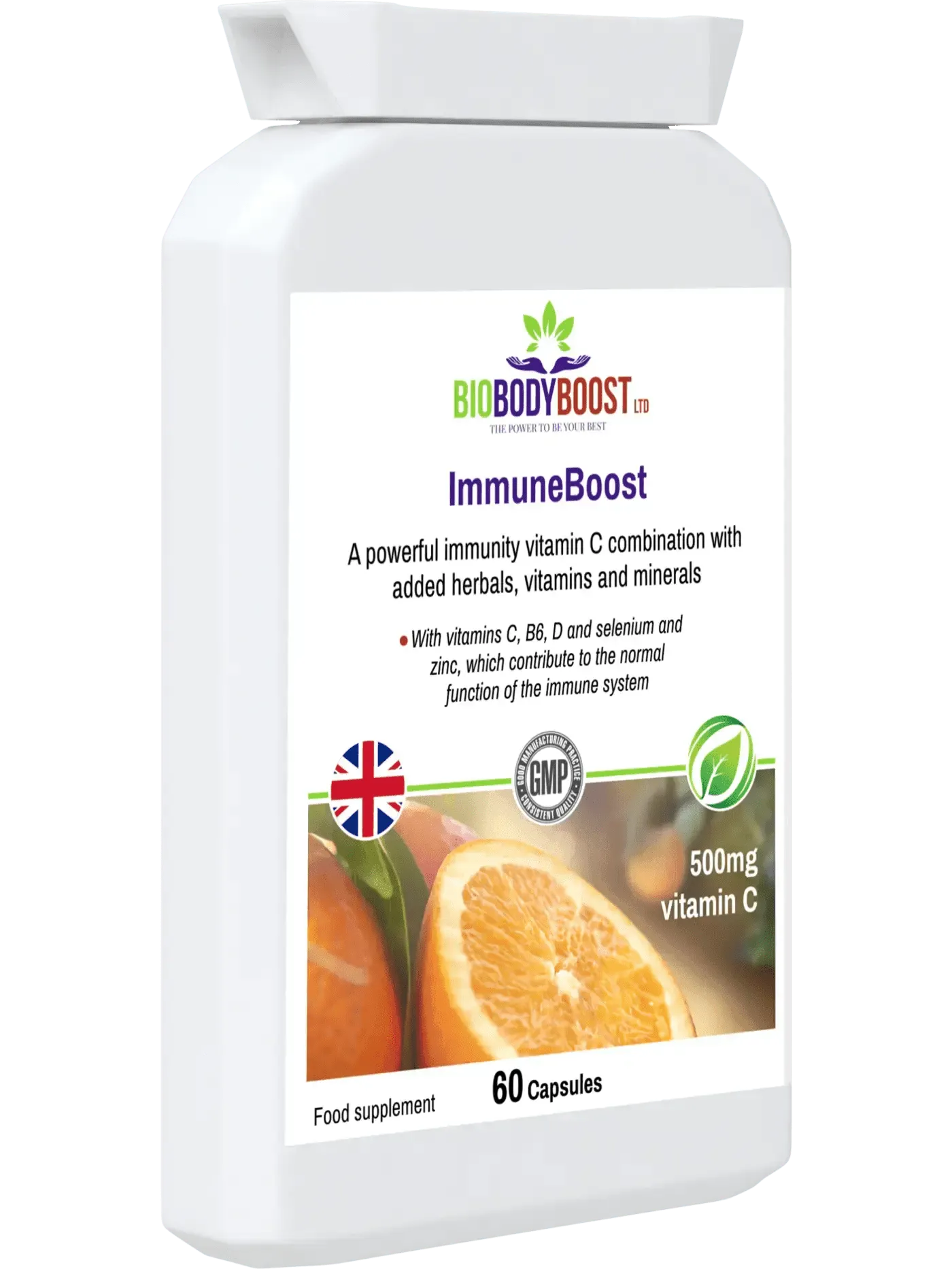 ImmuneBoost - Herbal Vitamin C Complex with Reishi Mushroom & Probiotics-3