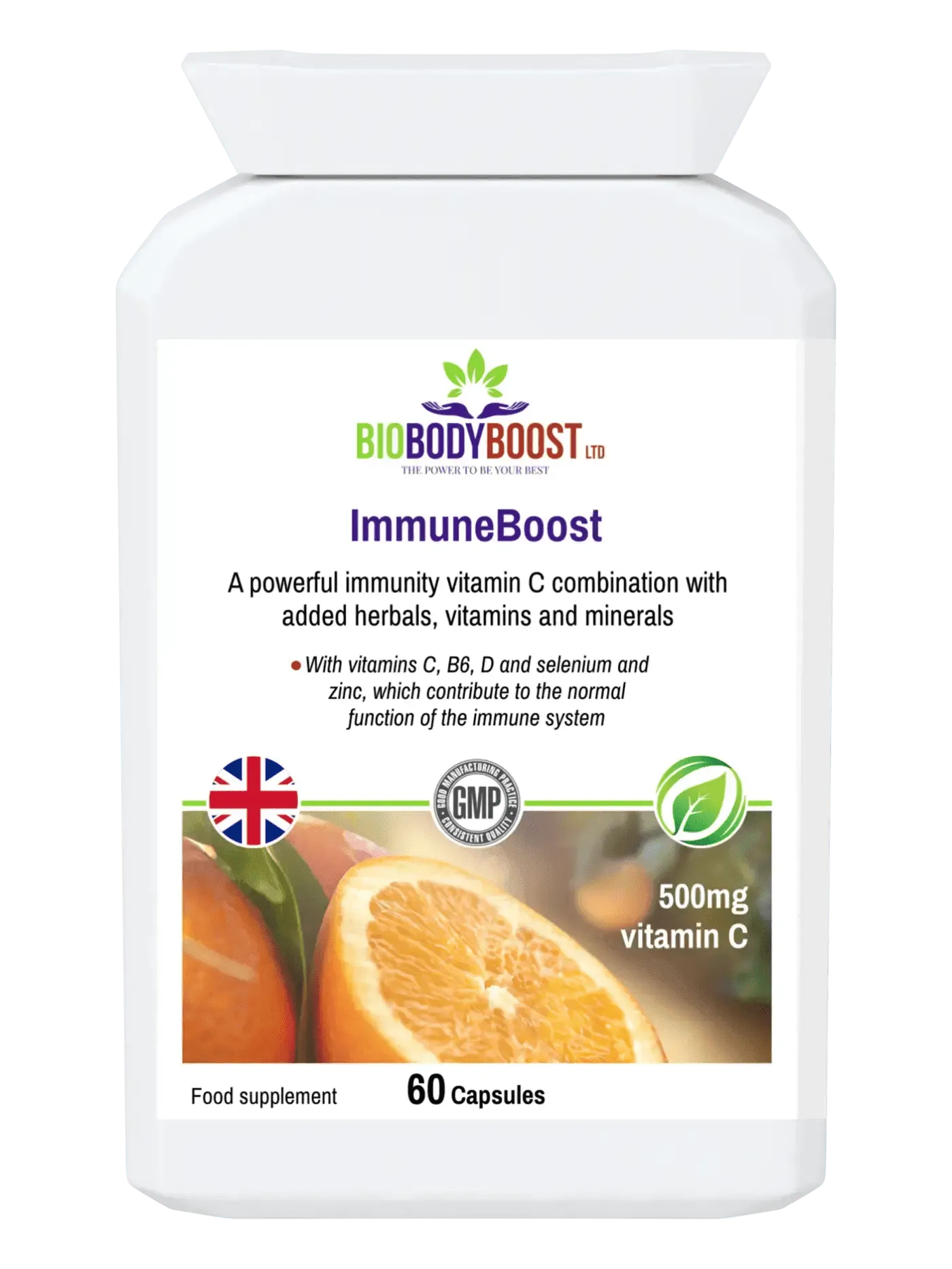 ImmuneBoost - Herbal Vitamin C Complex with Reishi Mushroom & Probiotics-0
