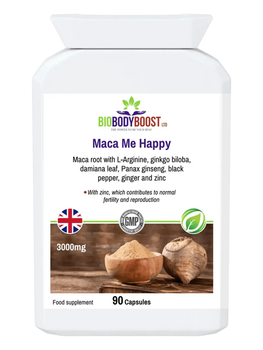 BioBodyBoost Maca Reproductive Health Supplement - 90 Capsules-0