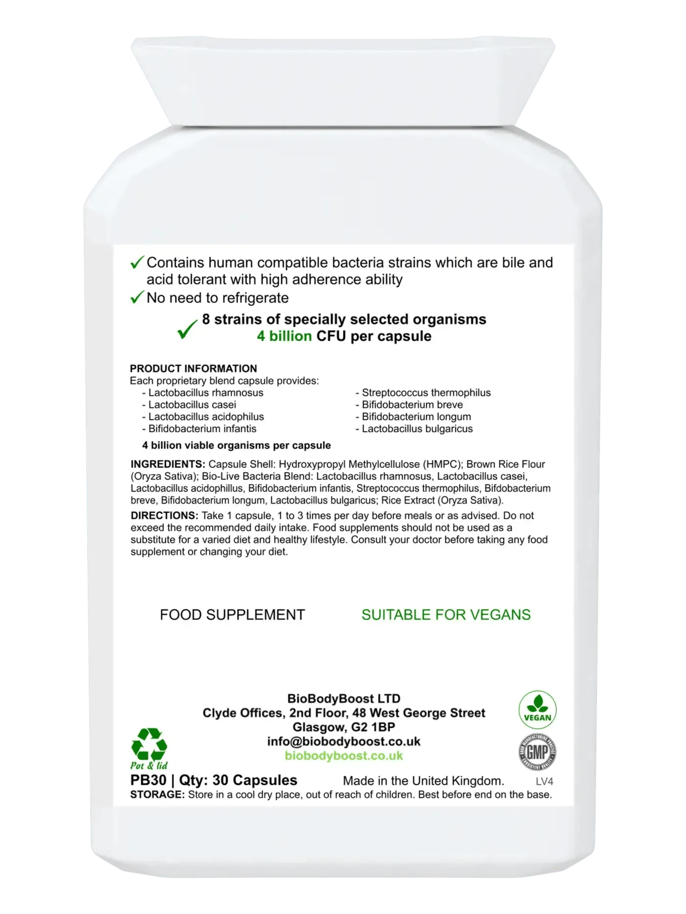 BioTic 4 Billion - Multi-Strain Probiotic-1