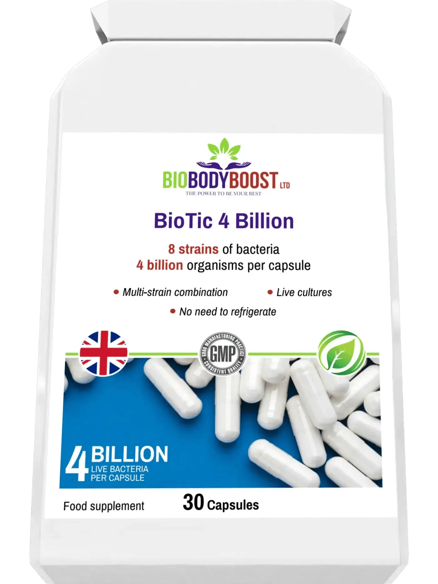BioTic 4 Billion - Multi-Strain Probiotic-0