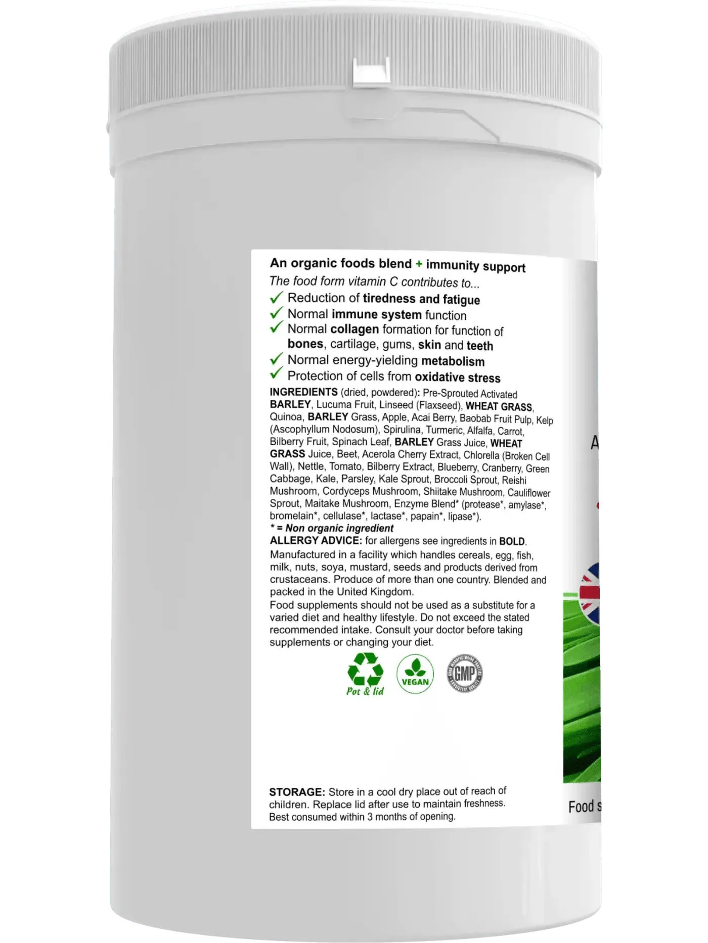 BioGreenz Organic Green Meal Shake - Complete Plant-Based Nutrition-2