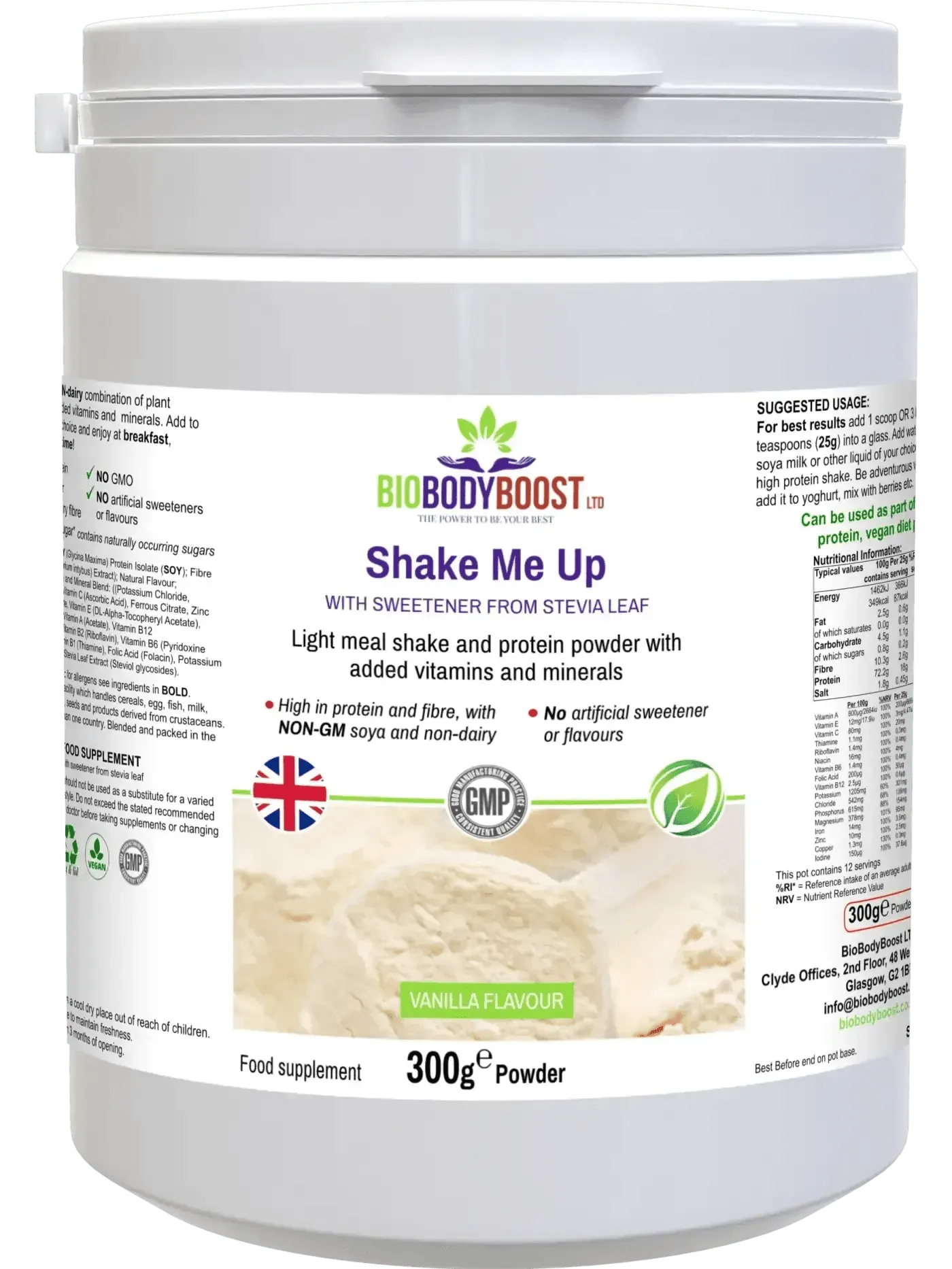 Shake Me Up Vanilla - Vegan Meal Shake-0