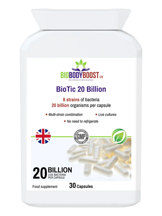 BioBodyBoost Vegan Probiotic - 20 Billion Live Cultures-0