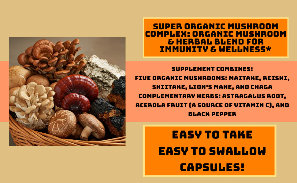 Super Organic Mushrooms Complex