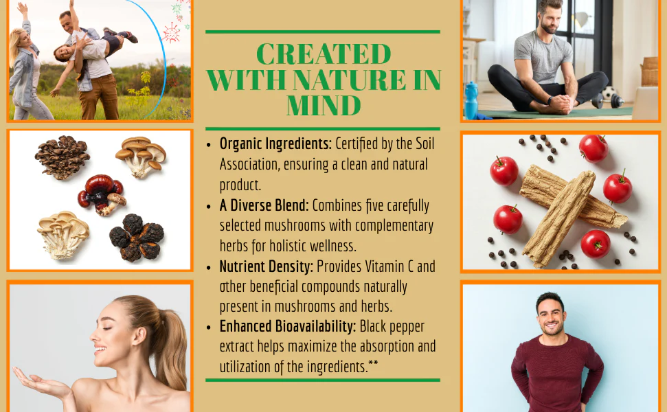 Super Organic Mushrooms Complex