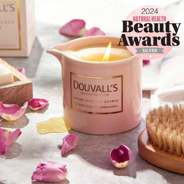 Organic Argan Skincare Candle, Forbidden Spices 180g