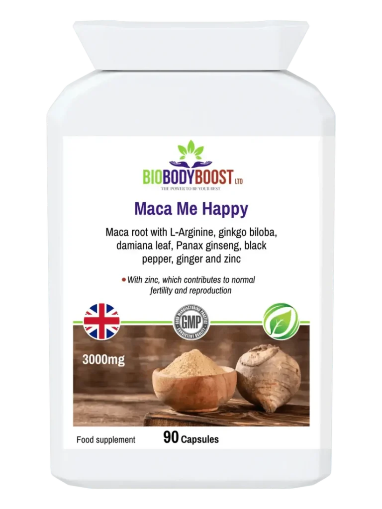 BioBodyBoost Maca Reproductive Health Supplement - 90 Capsules