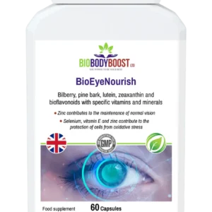 BioEyeNourish - Natural Vision Support Supplement with Bilberry & Lutein