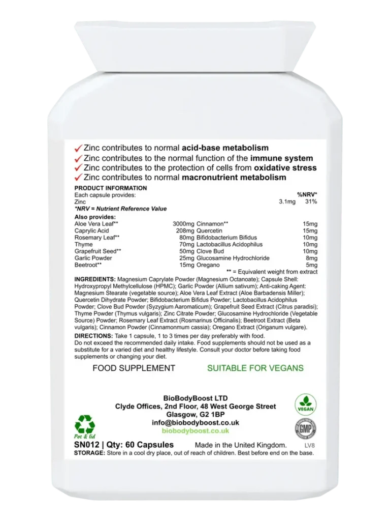 CapryBio – Antifungal Caprylic Acid Capsules for Digestive Health