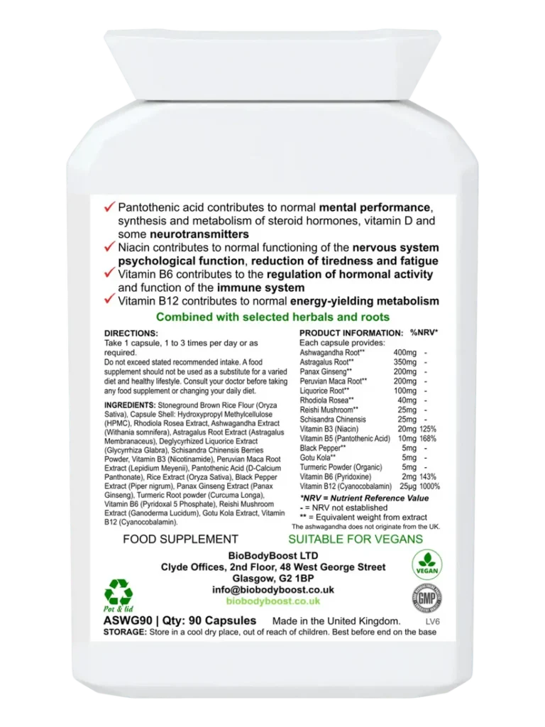 ZenBlend – Ashwagandha Complex with Niacin