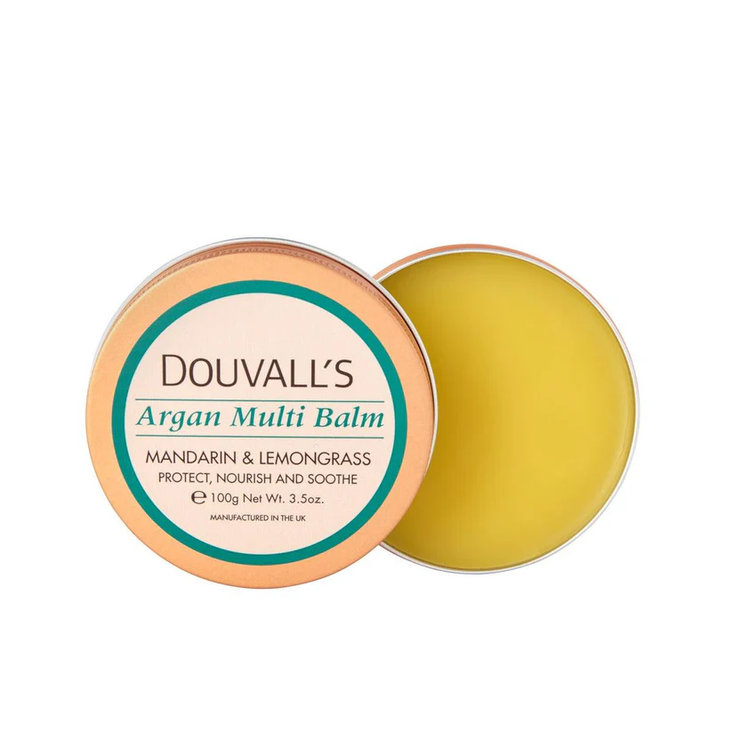 Organic Argan Multi Balm 100g – Lemongrass & Mandarin | Intense Hydration and Versatility